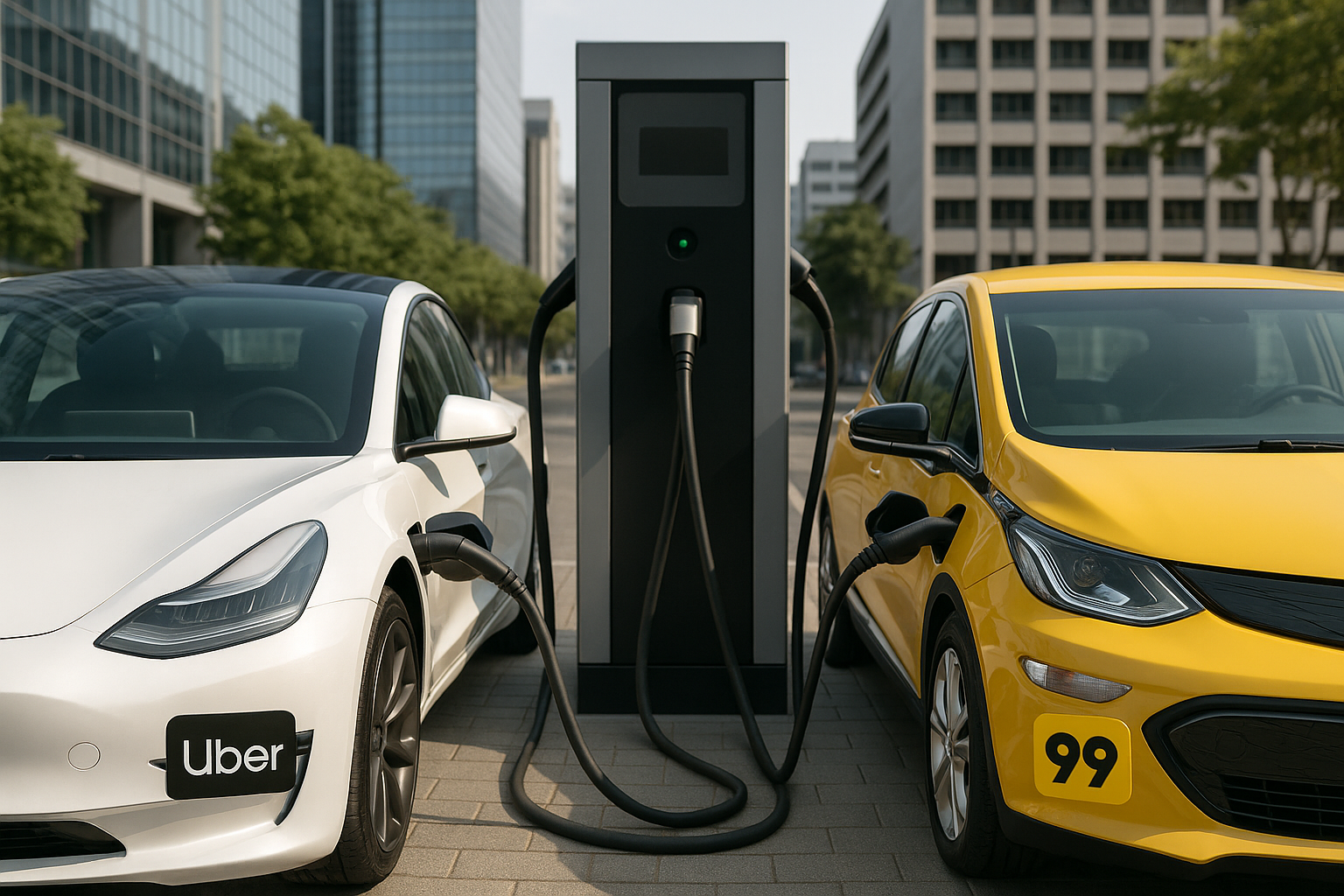 Carros elétricos para Uber
